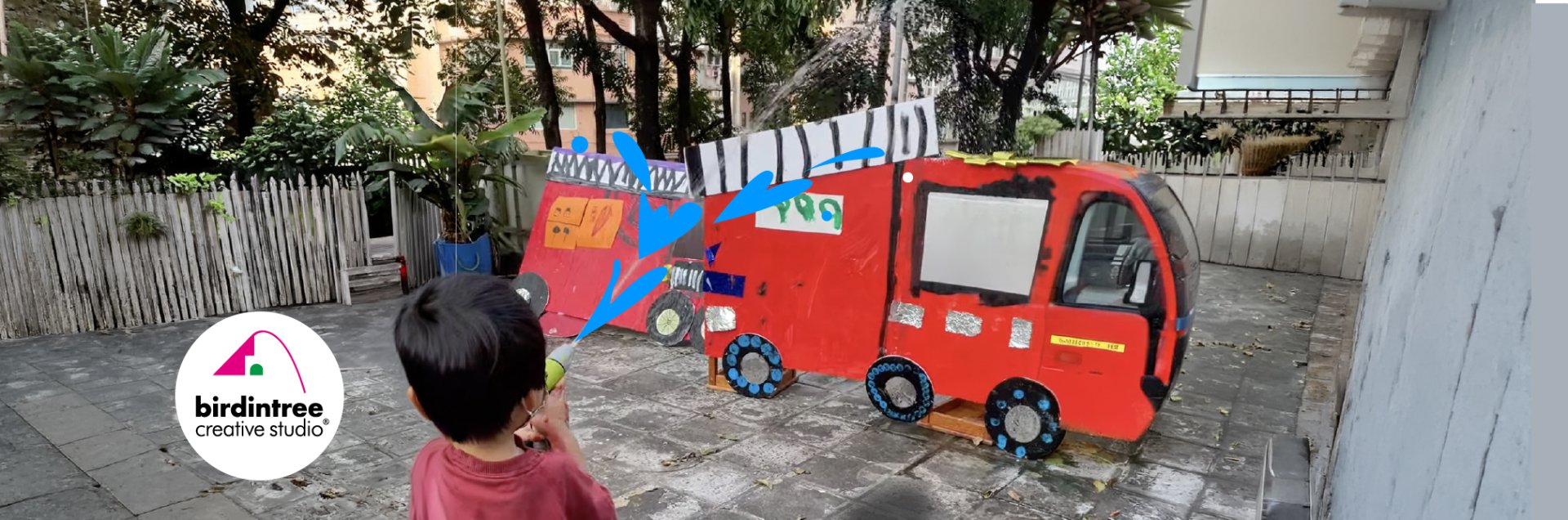 《爽爆消防員》美術創作 ╳ 感官水遊戲半日營 《Refreshing Firefighter》Creative Arts ╳ Water Play Half Day Camp